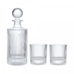Viskio stiklinių komplektas Bar Craft Decanter, stiklas, 0.75 l, 3 vnt.