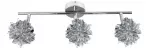 &Scaron;viestuvas lubų Candellux Lighting Split 93-19783, G9, 3 x 40 W, sidabro sp. / sidabro sp.
