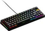 Laidinė žaidimų klaviatūra Glorious GMMK 3 HE 65 % GLO-KB-GMMK3-65-PB-HE-W-BLK-US Glorious Fox Linear, Anglų (US), juoda sp.