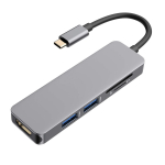 USB &scaron;akotuvas RoGer USB-C Hub 5in1