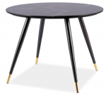 Stalas Modern Cyryl II, juoda sp., 100 cm x 100 cm x 76 cm