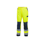 Kelnės Sara Workwear Drogowiec 11520-27, mėlyna/geltona/pilka, L dydis