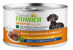 &Scaron;lapias &scaron;unų maistas Natural Trainer Sensitive Lamb, ėriena, 0.15 kg