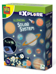 Lipdukai SES Creative Glowing Solar System, įvairių spalvų