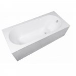 Vonia, laisvai pastatoma/įmontuojama SPN Samanta, 179.5 cm x 79.8 cm x 59 cm, stačiakampis, balta sp.