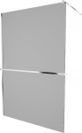 Du&scaron;o sienelė Mexen Kioto+ Walk-In, 110 cm x 200 cm, chromo