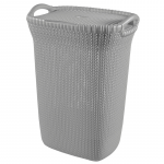 Skalbinių dėžė Curver Knit, 57 l, pilka sp., 45.2 cm x 34.1 cm