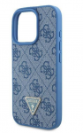 Telefono dėklas Guess Metal Logo, Apple iPhone 16 Pro, mėlyna sp.