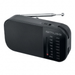 Ne&scaron;iojamas radijo imtuvas Muse M-025 R, juoda sp.