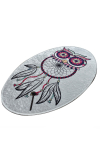Kilimas Conceptum Hypnose Dream Oval DJT, įvairių spalvų, 90 cm x 60 cm
