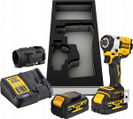 Akumuliatorinis smūginis veržliasukis Dewalt DCF921P2G-QW, 18 V, 5000 mAh
