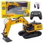 Rc ekskavatorius Lean Toys Engineering 22693, geltona sp.