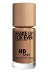 Skystas makiažo pagrindas Make Up For Ever HD Skin, ruda sp., 3r58 cool hazelnut, 30 ml