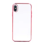 Telefono dėklas Devia Glitter iPhone XS/X, skaidri sp./rožinė sp., Apple