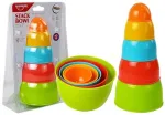 Lavinimo žaislas Huanger Stack Bowl, įvairių spalvų, 5 vnt.