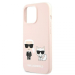 Telefono dėklas Karl Lagerfeld KLHMP13LSSKCI, Apple iPhone 13 Pro, rožinė sp.