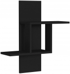 Sieninė lentyna Kalune Design Mill 776HMS1607, antracito sp., 70 cm x 64 cm x 20 cm