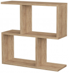 Žurnalinis staliukas Kalune Design Mania, ąžuolo sp., 20 cm x 60 cm x 60 cm