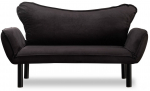 Sofa-lova Hanah Home Chatto, juoda sp., 140 x 65 cm x 70 cm