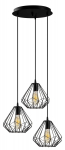 &Scaron;viestuvas kabinamas Opviq Diamond 704-S2, E27, 3 x 40 W, juoda sp.
