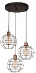 &Scaron;viestuvas kabinamas Opviq Tellini MR-1001, E27, 3 x 40 W, juoda sp.