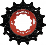Dantratis SunRace SPCS10 FRWE172, aliuminis/plienas, juoda sp./raudona sp., 4 vnt.