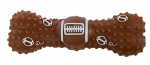 Žaislas &scaron;uniui, tąsymui Zolux American Football Bone 480777, 15 cm, rudas