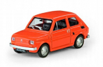 Žaislinis automobilis Daffi Fiat 126P 487436, 1:43, raudona sp.