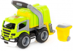 Žaislinė &scaron;iuk&scaron;liavežė Wader GripTruck Refuse Lorry 6257, geltona sp./žalia sp.