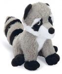 Žaislas &scaron;uniui, pliu&scaron;inis Karlie Raccoon Racco 521567, 20 cm, pilka sp.