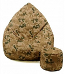 Sėdmai&scaron;ių rinkinys Sako Camouflage XXXXL, ruda sp.