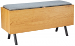 Prie&scaron;kambario suoliukas Home4you Aalborg, ąžuolo sp., 90 cm x 32 cm x 46 cm
