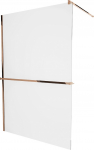Du&scaron;o sienelė Mexen Kioto+ Walk-In, 70 cm x 200 cm, rausvojo aukso sp./grūdintas