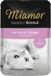&Scaron;lapias kačių maistas Miamor Ragout Royale Duck With Poultry, antiena/pauk&scaron;tiena, 0.1 kg