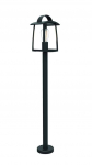 Pastatomas lauko &scaron;viestuvas Lutec Kelsey 7273605012, 40W, E27, IP44, juoda sp., 17 cm x 103.5 cm