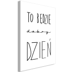 Reprodukcija Artgeist Art Of Words - Inspirational Black Text On White, m-a-0847-b-a, 80 cm x 120 cm
