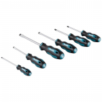 Atsuktuvų rinkinys Makita E-10506, kryžminis/kvadratinis, izoliuotas, 15 cm, 6 vnt.