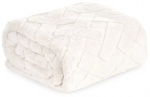 Pledas Design 91 Flano K167-07, kreminė sp., 70 cm x 160 cm