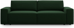 Sofa-lova Micadoni Jodie Bluvel 78, tamsiai žalia sp., 247 x 107 cm x 86 cm