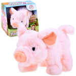 Pliu&scaron;inis žaislas kiaulė Piggy Toby, rožinis