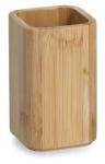 Dantų &scaron;epetėlio stiklinė Zeller, ruda sp., 7 cm x 11.4 cm x 7 cm