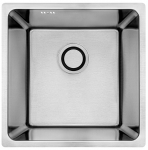Virtuvinė plautuvė Laveo Aden SLA_010P, Brushed Inox, nerūdijantysis plienas, 44 cm x 44 cm x 19 cm, brushed inox sp.