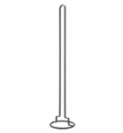 Virtuvės rank&scaron;luosčių laikiklis Metaltex Lava Origin, 12 cm x 12 cm x 58 cm, nerūdijantysis plienas, juoda sp.