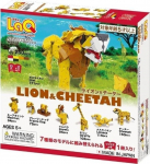 Konstruktorius Laq Animal World Liūtas ir gepardas, 250 vnt.