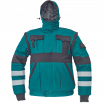 Darbinis &scaron;varkas vyrams Cerva Max Winter RFLX, juoda sp./žalia sp., 60 dydis