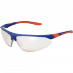 Apsauginiai akiniai JSP Stealth 9000, skaidrūs/mėlyna/oranžinė