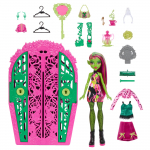Lėlė su priedais Mattel Monster High Skulltimate Secrets Garden Mysteries Venus HYT72, 29 cm, žalia sp.