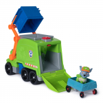 Žaislinė &scaron;iuk&scaron;liavežė Spin Master Paw Patrol Crush N Roll Rocky, mėlyna sp./žalia sp.