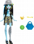 Lėlė su priedais Mattel Monster High Scare-Adise Island Frankie HRP68, 28 cm, mėlyna sp.
