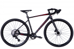 Dviratis gravel Leon GR-90 HDD, 28 ", M rėmas, juoda sp./raudona sp.